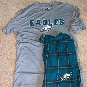 NWOT Philadelphia Eagles Pajama Set